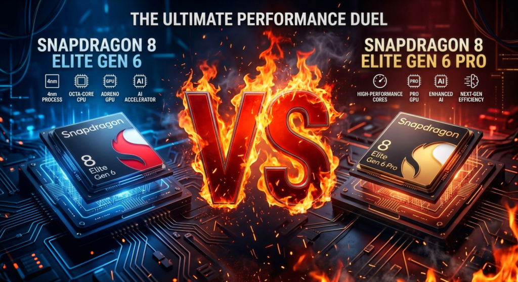 Comparing Snapdragon 8 Elite Gen 6 and Snapdragon 8 Elite Gen 6 Pro: Specifications and Features